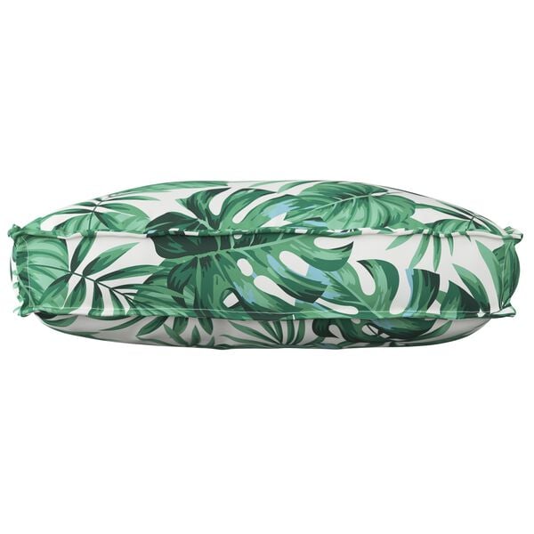 vidaXL Cuscino Foglia Motivo Foglia 70 x 40 x 12 cm Tessuto Oxford