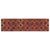 vidaXL Runner Tappeto MARSA Multicolore 100 x 300 cm Poliestere e PVC