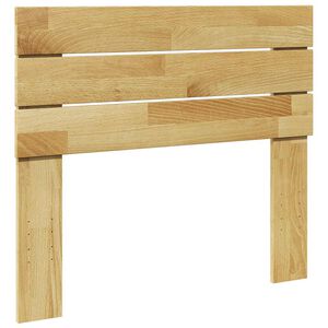 vidaXL Testiera 75 cm in Legno Massello di Rovere