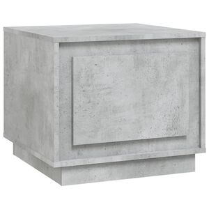 vidaXL Tavolino da Salotto Grigio Cemento 51x50x44cm Legno Multistrato