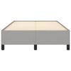 vidaXL Giroletto senza Materasso Grigio Chiaro 120x200 cm Tessuto