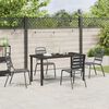 vidaXL Set da Pranzo per Giardino 5 pcs Antracite