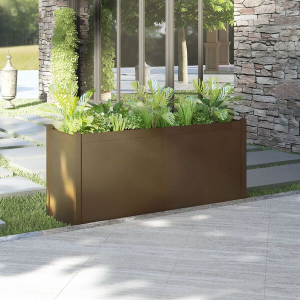 vidaXL Fioriera da Giardino Ambra 150x50x70 cm Legno Massello di Pino