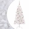 vidaXL Albero di Natale artificiale con palline 150 cm 150 LED