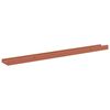 vidaXL Scaffale da parete 4 pcs Rosso 80 x 9 x 3 cm Legno multistrato