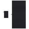vidaXL Set di Asciugamani Sportivi 2 pcs Nero Tessuto