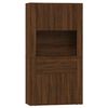 vidaXL Credenza Rovere Marrone in Legno Multistrato