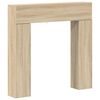 vidaXL Cornice per camino Rovere Sonoma 102 x 18 x 100,5 cm