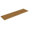 vidaXL Testiera da Parete 12 pcs Marrone 60 x 15 cm Velluto