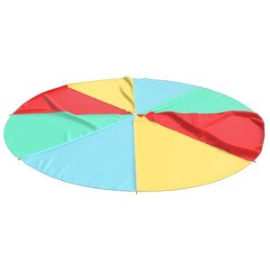vidaXL Paracadute da Gioco per Bambini &Oslash;3,5 m in Tessuto