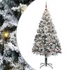vidaXL Albero di Natale artificiale con 300 LED Bianco 240 cm