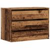 vidaXL Cassettiera Angolare Legno Antico 80x41x58 cm Legno Multistrato