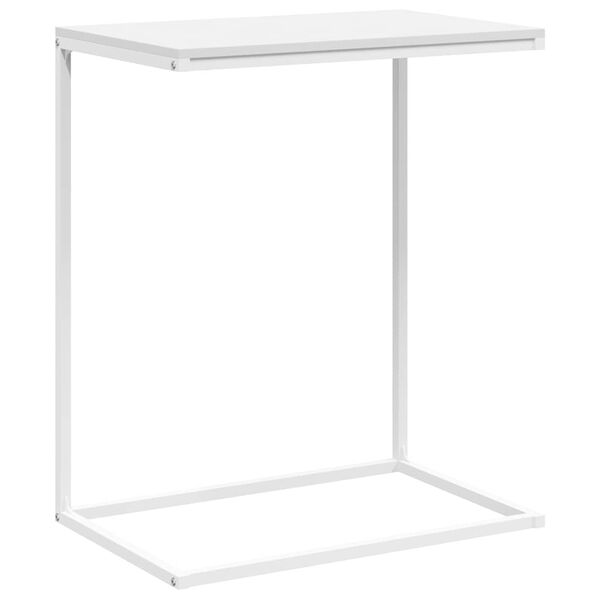 vidaXL Tavolino da Salotto Bianco 55x35x66 cm in Legno Multistrato