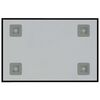 vidaXL Lavagna Magnetica a Parete Nera 40x30 cm Vetro Temperato