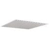 vidaXL Testa Doccia a Pioggia in Acciaio Inox 304 40x40 cm Quadrata