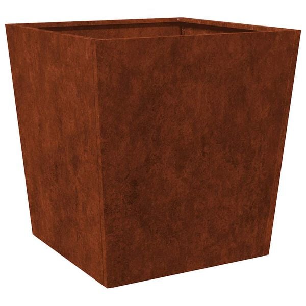 vidaXL Fioriera da Giardino 50x50x50 cm in Acciaio Corten