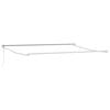 vidaXL Struttura della tenda elettrica retrattile Bianco 4 x 2 m