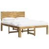vidaXL Letto matrimoniale con testiera ROSTOCK Bianco 140 x 190 cm