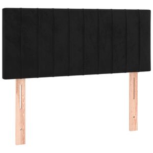 vidaXL Testiera Nera 90x5x78/88 cm in Velluto