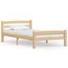 vidaXL Giroletto senza Materasso 90x200 cm in Legno Massello di Pino