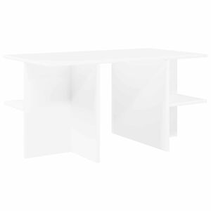 vidaXL Tavolino da salotto Bianco 87 x 50 x 45 cm Legno ingegnerizzato