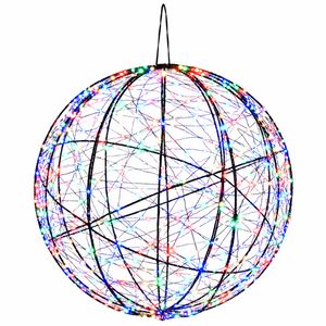 vidaXL Luce a punta di Natale 500 LED Multicolore Diametro 40 x 42 cm