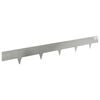 vidaXL Bordura per Prato 10 pz 100 x 12 cm Acciaio Argento