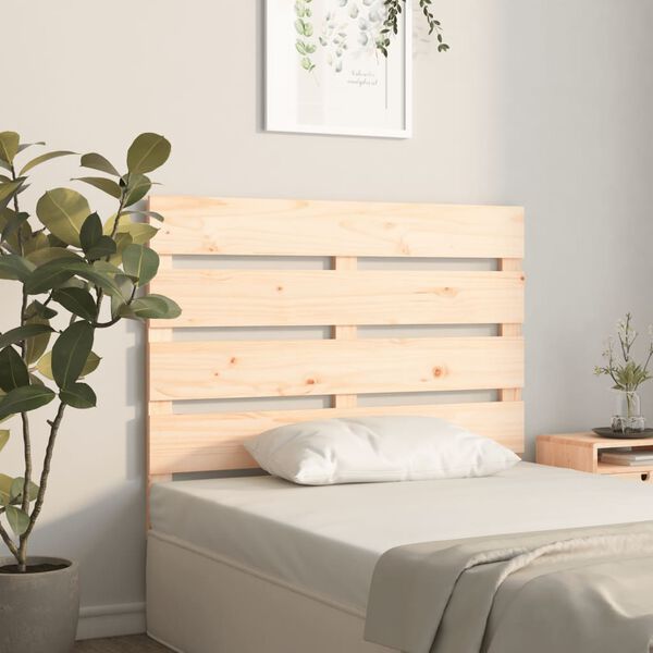 vidaXL Testiera per Letto 100x3x80 cm in Legno Massello di Pino