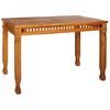 vidaXL Tavolo da Pranzo per Giardino 120x65x80 cm in Massello di Teak