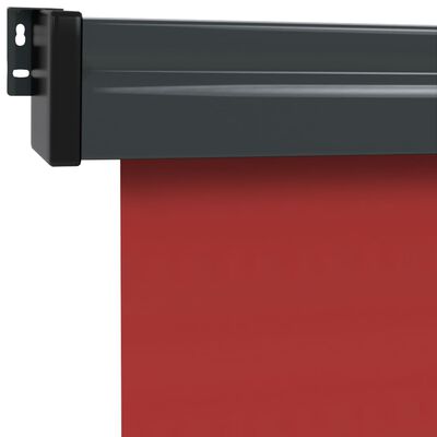 vidaXL Tendalino Laterale per Balcone 122x250 cm Rosso