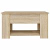 vidaXL Tavolino da Salotto Rovere Sonoma 79x49x41 cm Legno Multistrato
