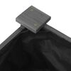 vidaXL Fioriera Giardino con Fodera Grigia 240x45x25 cm Massello Abete