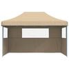 vidaXL Tenda Party Beige 292 x 440 x 315 cm Tessuto Oxford