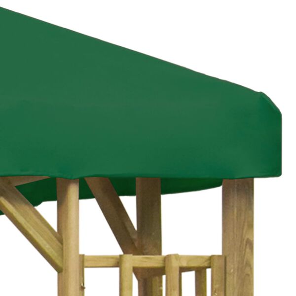 vidaXL Gazebo 3x3 m Verde