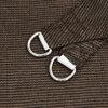 vidaXL Vela Parasole 160 g/m² Marrone 2x5 m in HDPE
