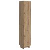 vidaXL Set di armadi 2 pz Rovere Artigianale Legno ingegnerizzato