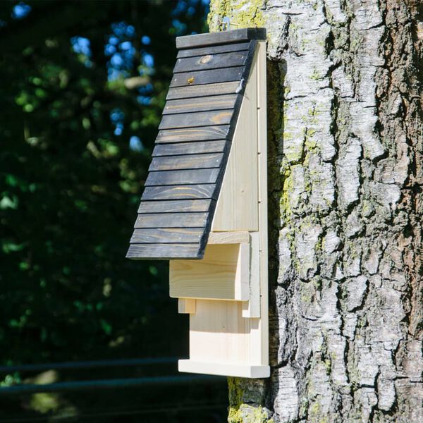 dobar green label Casetta per Pipistrelli Naturale e Nera