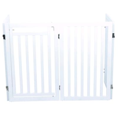 Cancelletto Per Cani Trixie 3944 In Legno Di Pino - Regolabile 65-108 Cm, Altezza 50 Cm, Per Cuccioli E Cani Piccoli