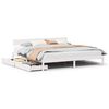 vidaXL Letto senza Materasso Bianco 180x200 cm Legno Massello di Pino