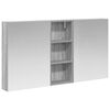 vidaXL Set di Armadi da Bagno 3 pz 130 x 14,5 x 70 cm