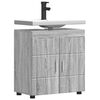 vidaXL Set di Armadi da Bagno TULUM Grigio Sonoma 60 x 34 x 63 cm