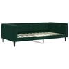 vidaXL Letto da Giorno Verde Scuro 100x200 cm in Velluto