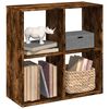 vidaXL Libreria Divisorio Rovere Fumo 69,5x29x69,5 cm in Truciolato