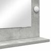vidaXL Specchio da Vanit&agrave; Rettangolare Grigio cemento 70 x 50 x 18 cm