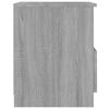 vidaXL Comodini 2 pz Grigio Sonoma 40x40x50 cm in Legno Multistrato