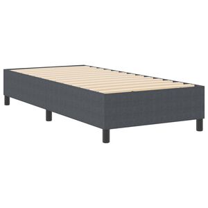 vidaXL Struttura letto piattaforma Grigio scuro 80 x 200 cm