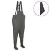 vidaXL Pantaloni Impermeabili con Stivali Verdi Taglia 38