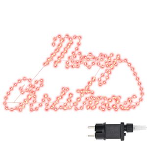 vidaXL Insegna di Natale 216 LED Rosso 99 x 55 x 13 cm Ferro