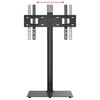vidaXL Supporto TV Angolare 1 Livello per 32-65 Pollici Nero