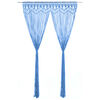 vidaXL Tenda Macram&egrave; Blu 140x240 cm in Cotone
